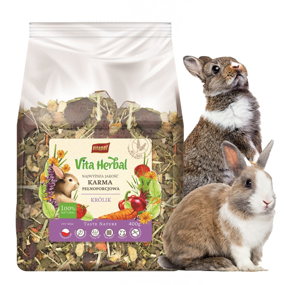Vita Herbal karma pełnoporcjowa dla królika 400g
